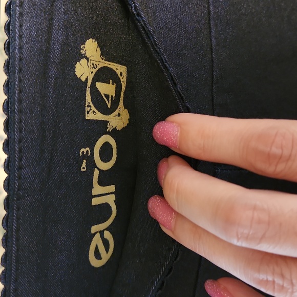 NWT Size 4 Navy Blue Pants ladies by euro Classic Denim - Picture 3 of 3